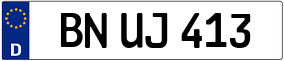 Truck License Plate